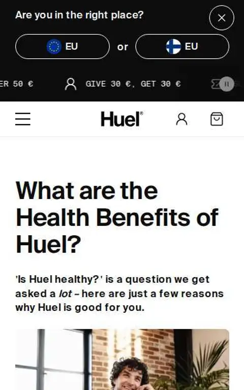 Huel: uk.huel.com/benefits